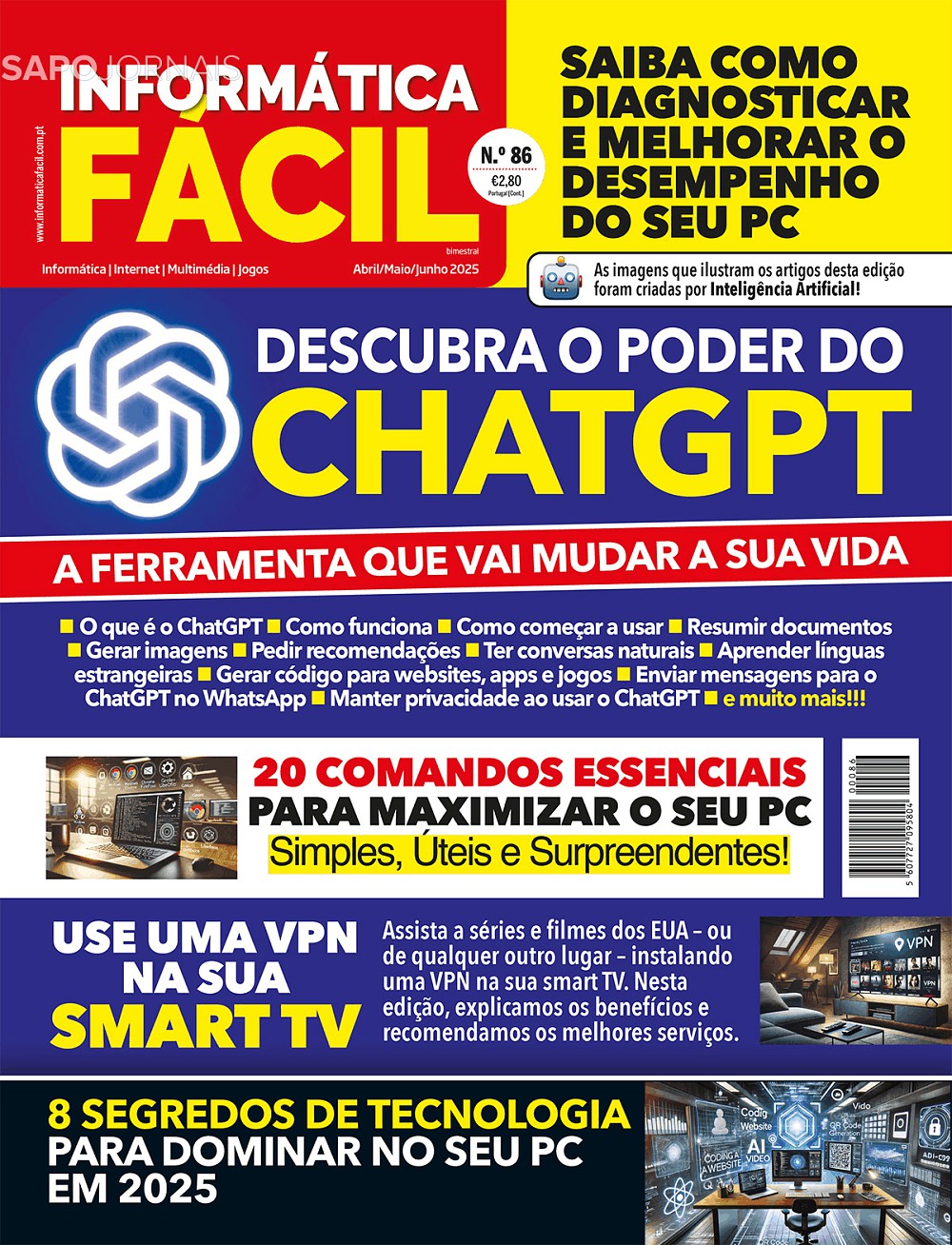 Capa da Revista Informática Fácil