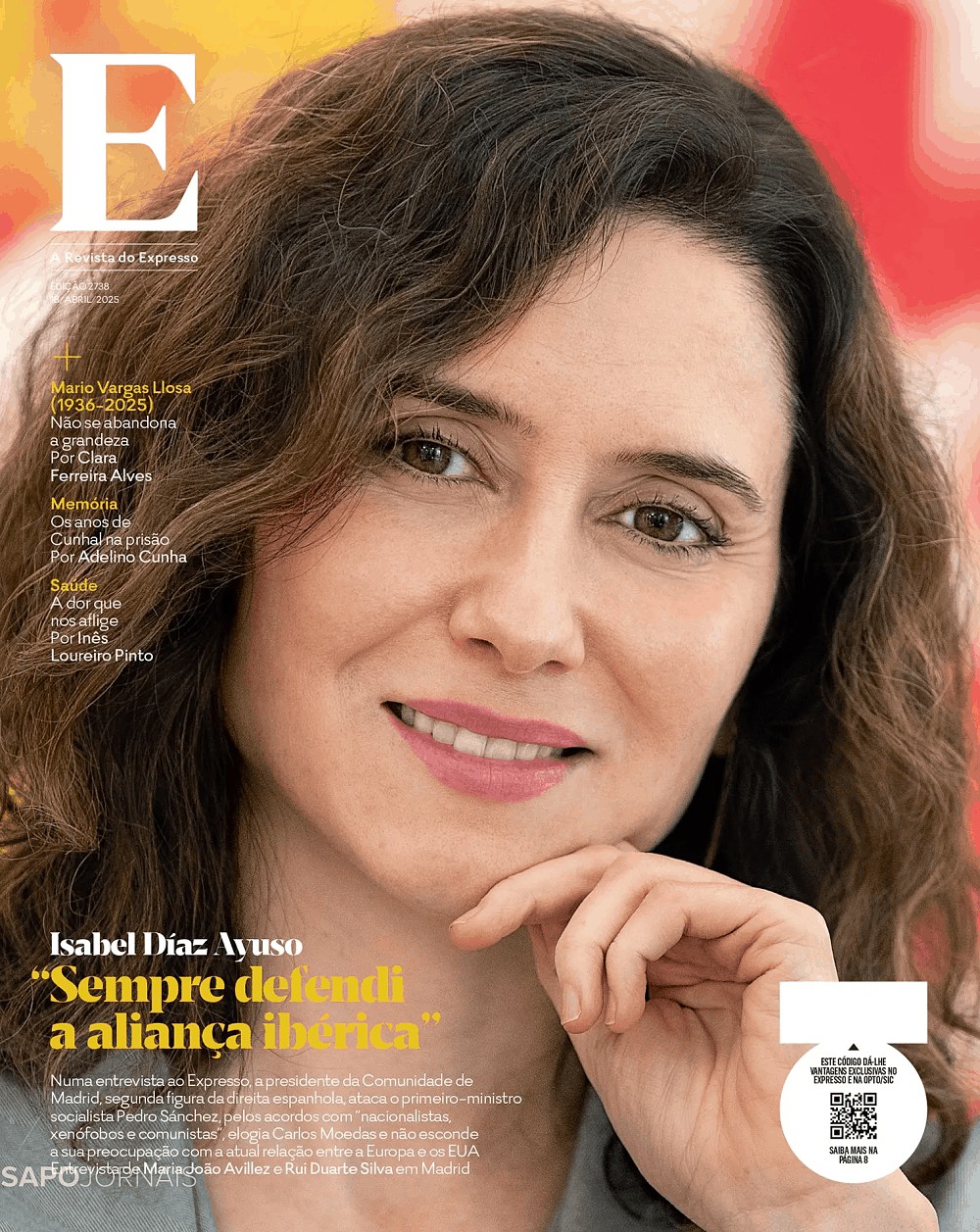 Capa do Jornal Expresso E